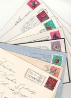 Pro Juventute Bedarfspost 1947 - 1959, 8 Briefe