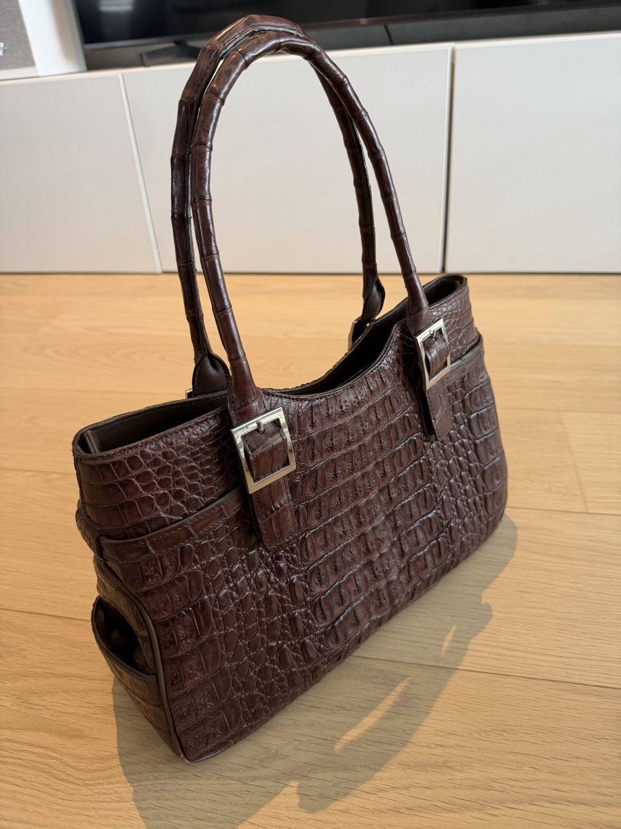 Taschen für Damen: Handbag Crocodile Bag – Gebraucht aus La Tour-de-Peilz von HOTMI00 1