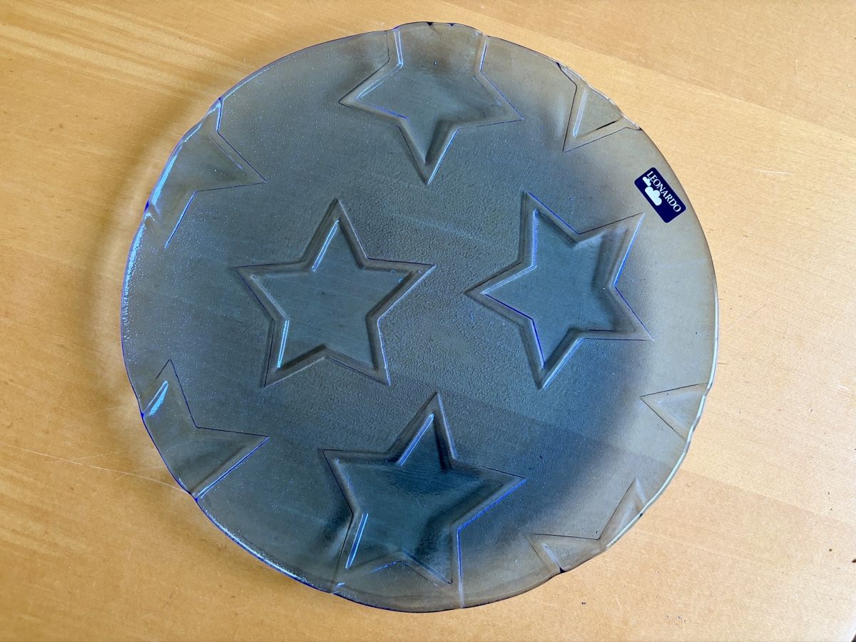 Bicchieri: Glasteller LEONARDO blau D=27cm Sternenmuster – Nuovo (secondo la descrizione) da Altenrhein venduto da Docdoc 4