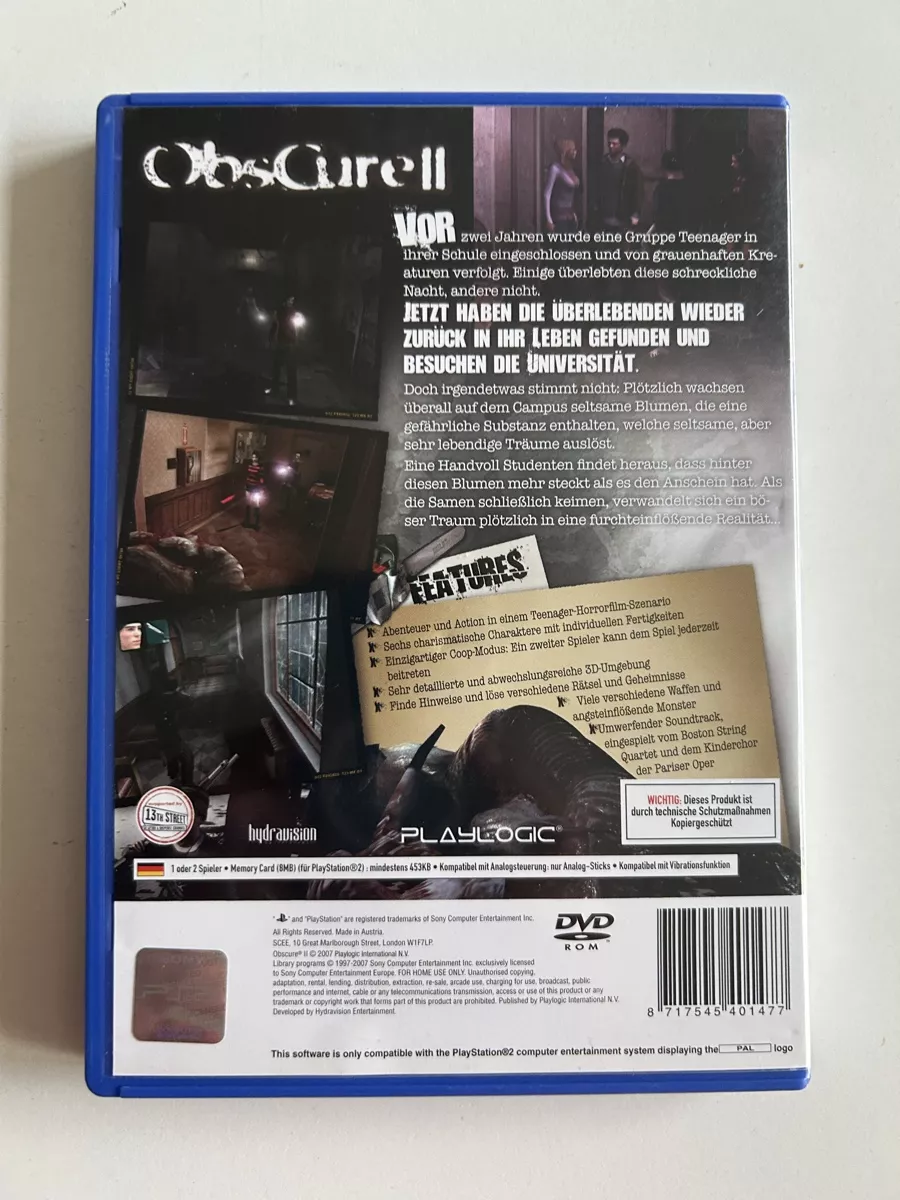 Spiele: Obscure 2 Deutsch – Gebraucht aus Pully von PongDayOne 1