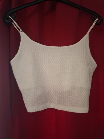 Debardeur SHEIN, taille L (40/42), blanc, neuf!