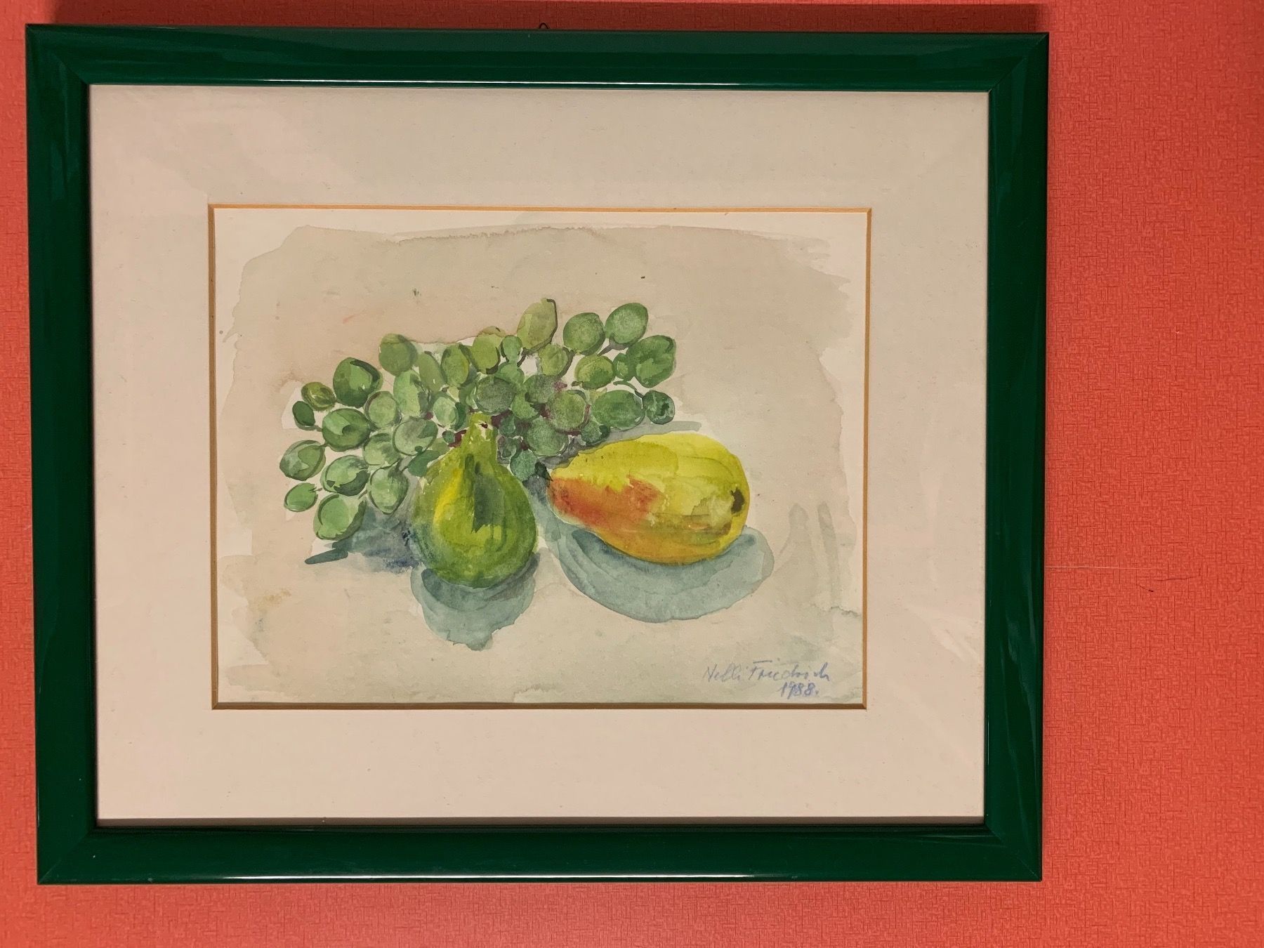 Dipinti: Aquarell Bild Sig.Nelli Friedrich 1988 – Usato da Lanzenhäusern venduto da vic63