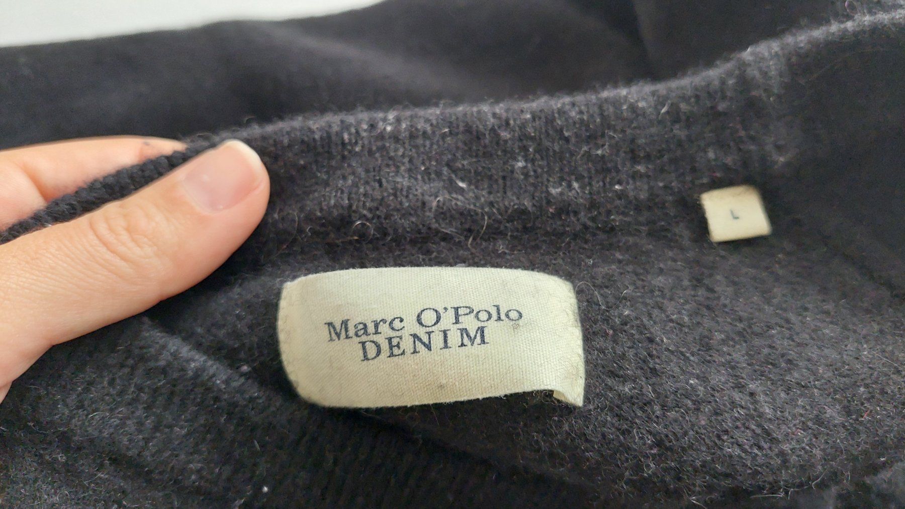 Maglioni & Felpe: Marc O’Polo DENIM wollpullover, Grösse M Schwarz – Usato da Schmerikon venduto da AB92 2