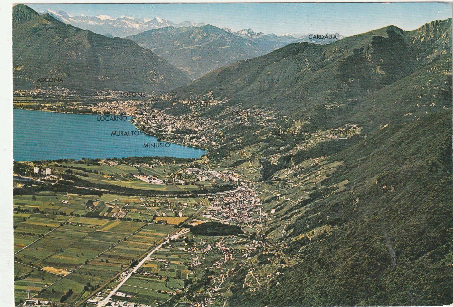 Cartes postales: Tessin Flugaufnahme – D'occasion à Lumbrein par made02