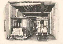 Zwischen Straßenbahn