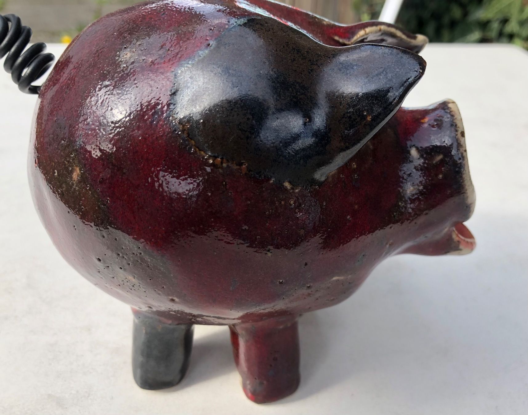 Statuette: Glücksschweinchen aus Keramik – Usato da Niederlenz venduto da lil_jxk8 2