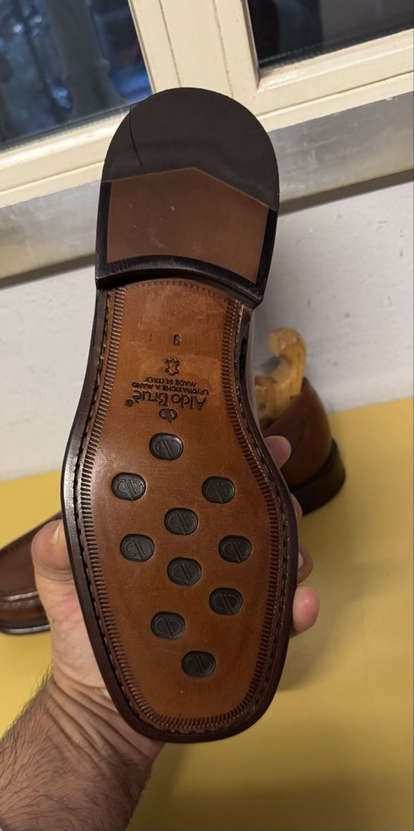 Aldo Scarpe da uomo: Herren  Aldo Brue Leder Grösse 9  – Usato da Schlieren venduto da Freundlich02 5