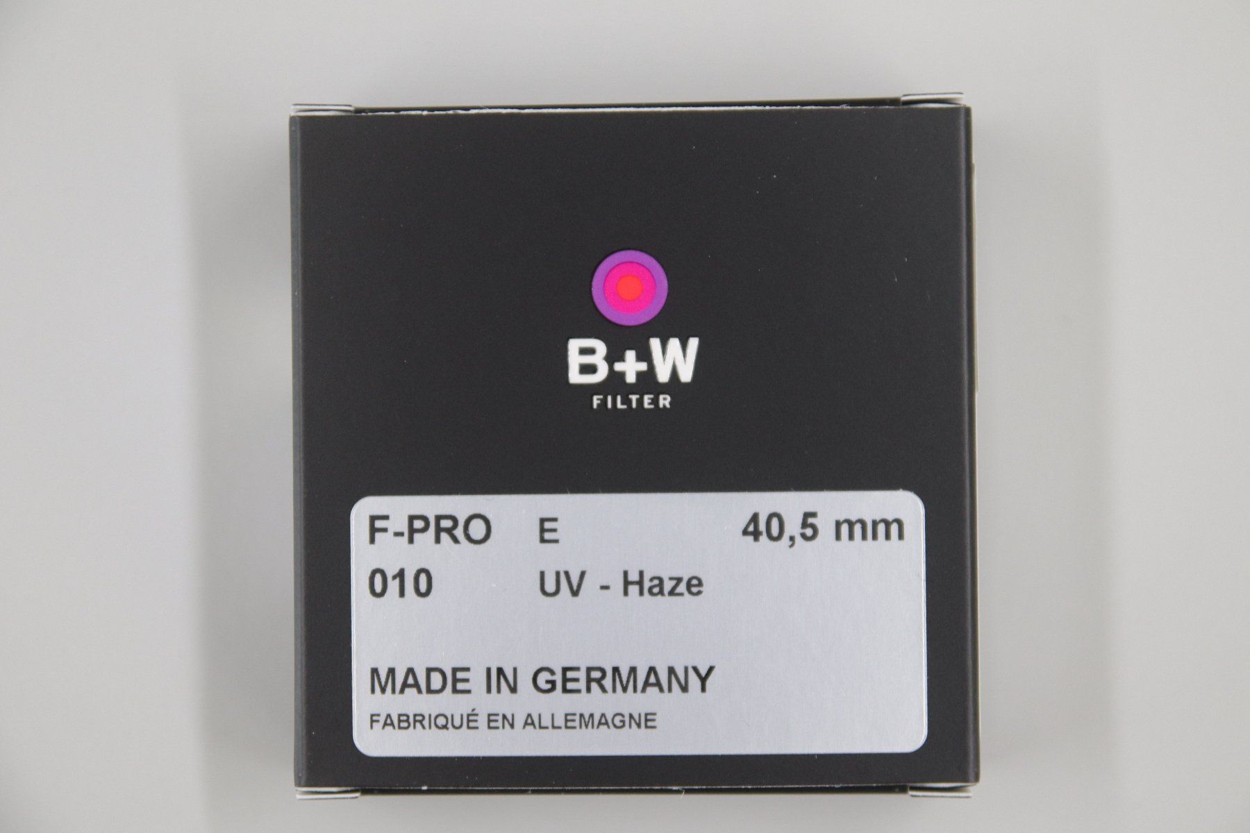 Filter: B+W 40.5mm UV Filter / F-PRO – Neu und originalverpackt aus Zofingen von OWYSSAG