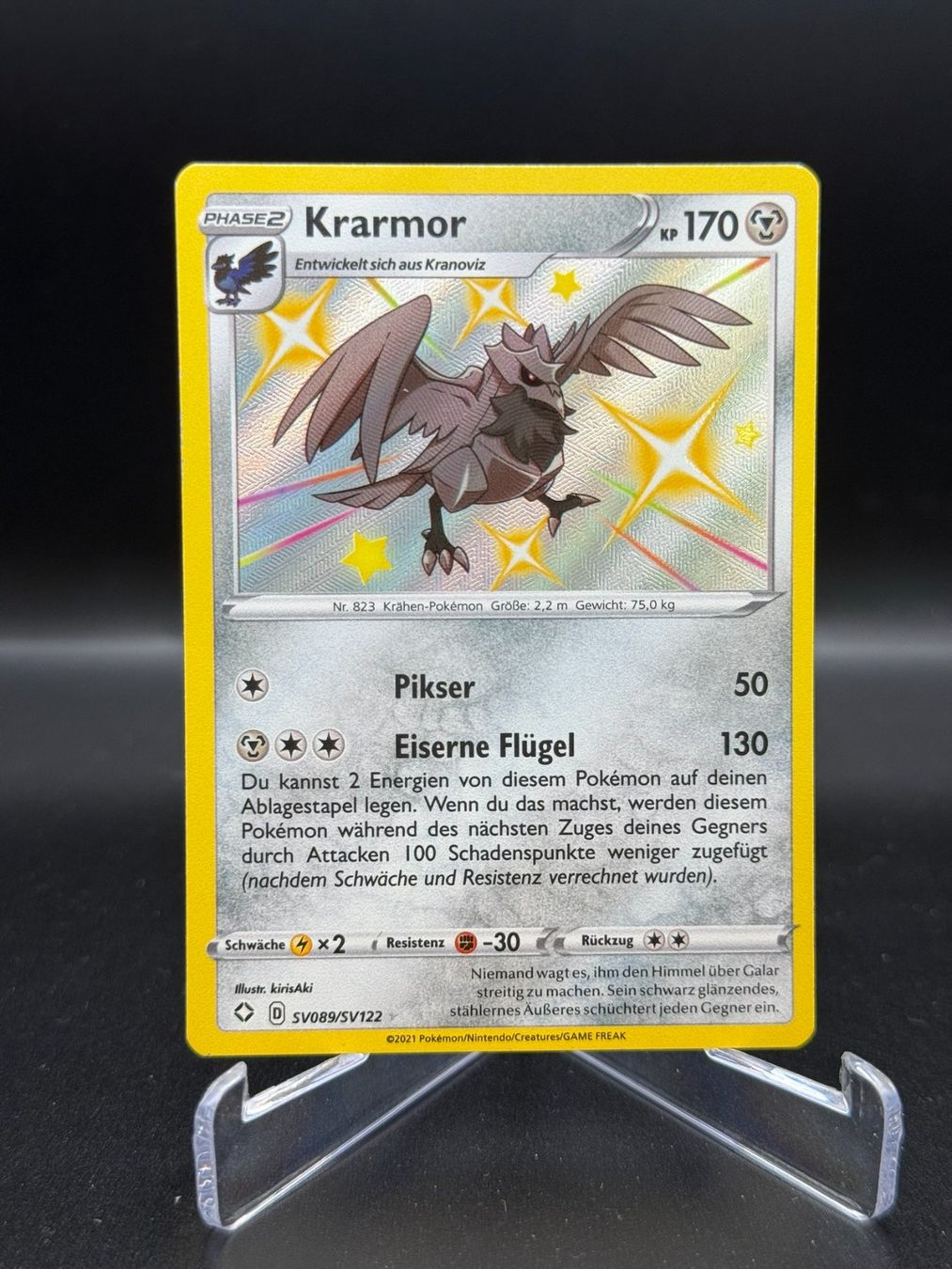 Pokémon Sammelbilder & Trading cards: Krarmor (SHF SV89) - Shiny – Gebraucht aus Birmensdorf ZH von SnorlaxMail