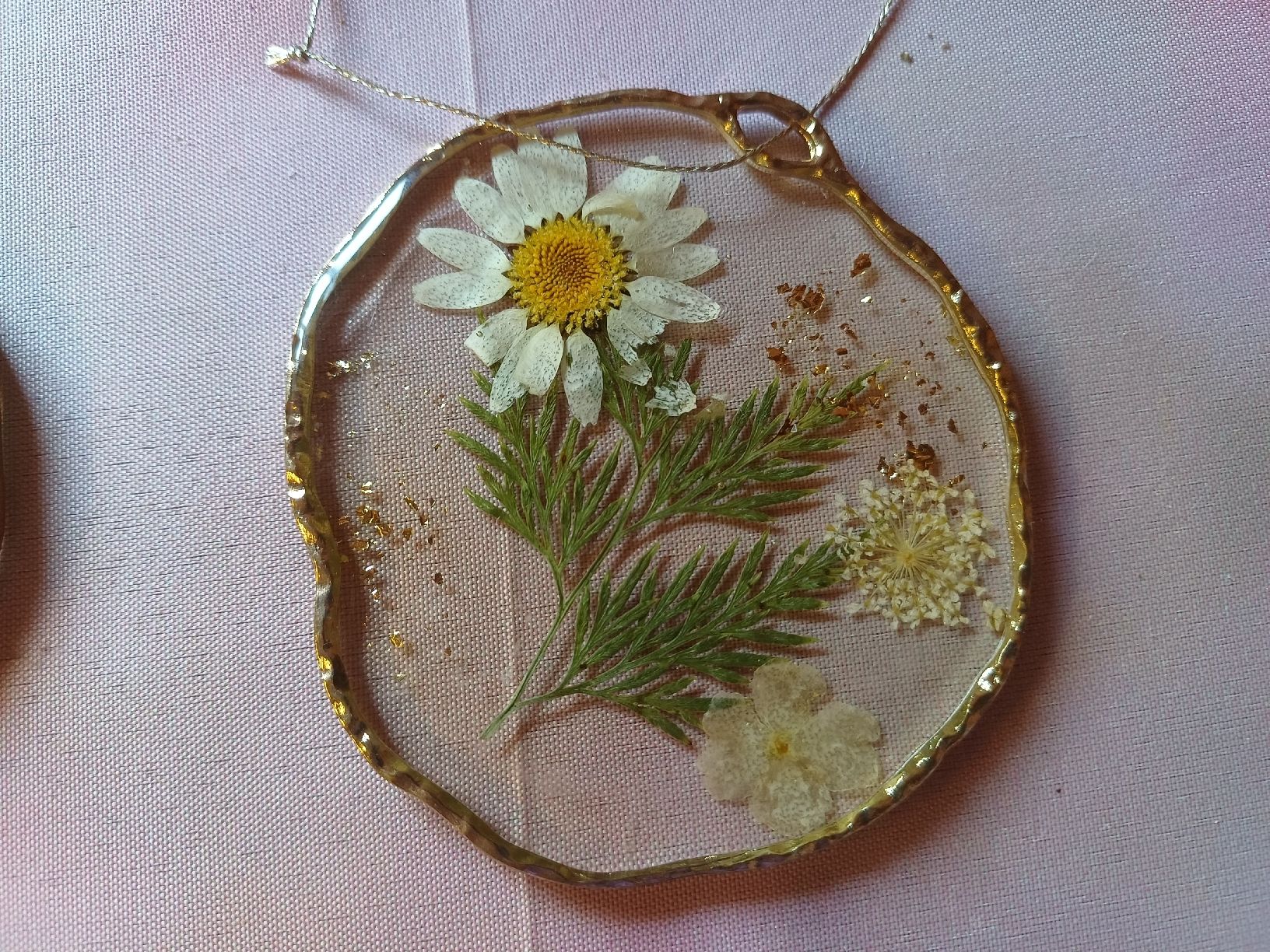 Tutte le decorazioni: neu; Handgemachte Ornamente mit echten Blumen 3er Set – Nuovo e nell'imballaggio originale da Nassen venduto da verrueckt 1