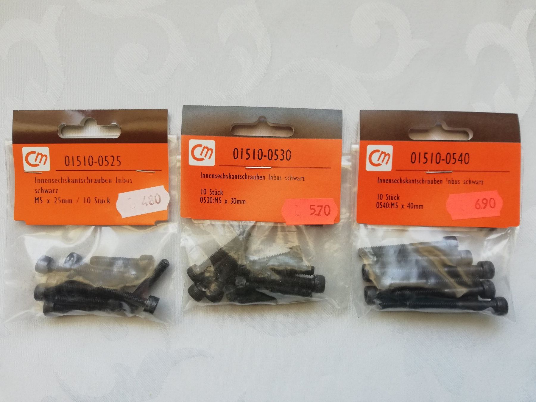 RC Modellbau: Inbus-Schrauben-Set M5 gehärtet – Neu und originalverpackt aus Flüh von AMS-Modellbau