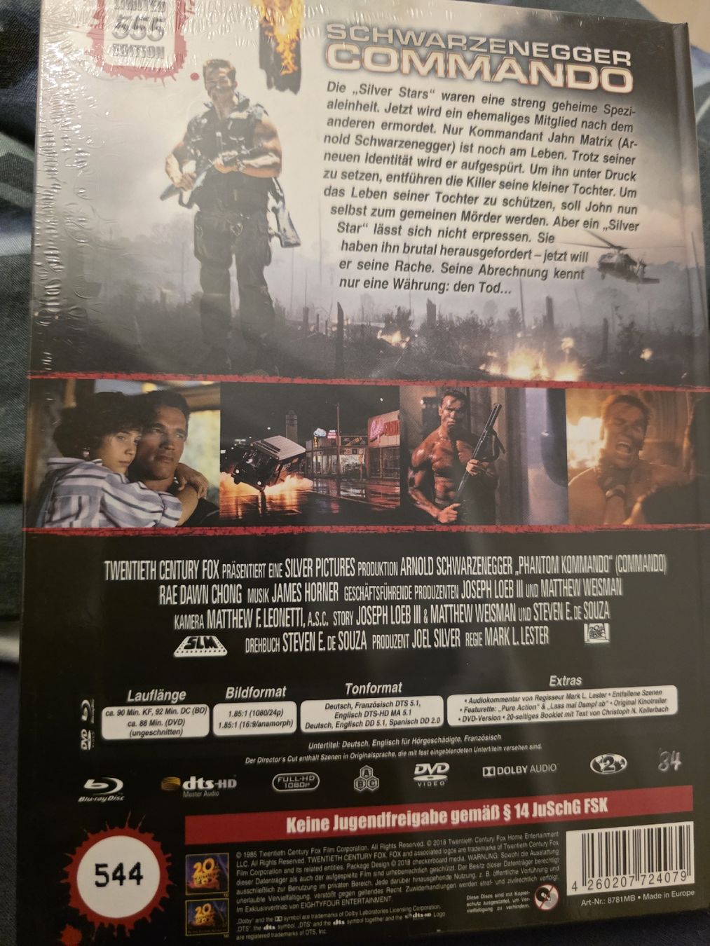 Alle DVDs: Commando - Phantom Commando - Blu-ray - Mediabook - OVP – Neu und originalverpackt aus Ellikon a d Thur von razzorblog 1