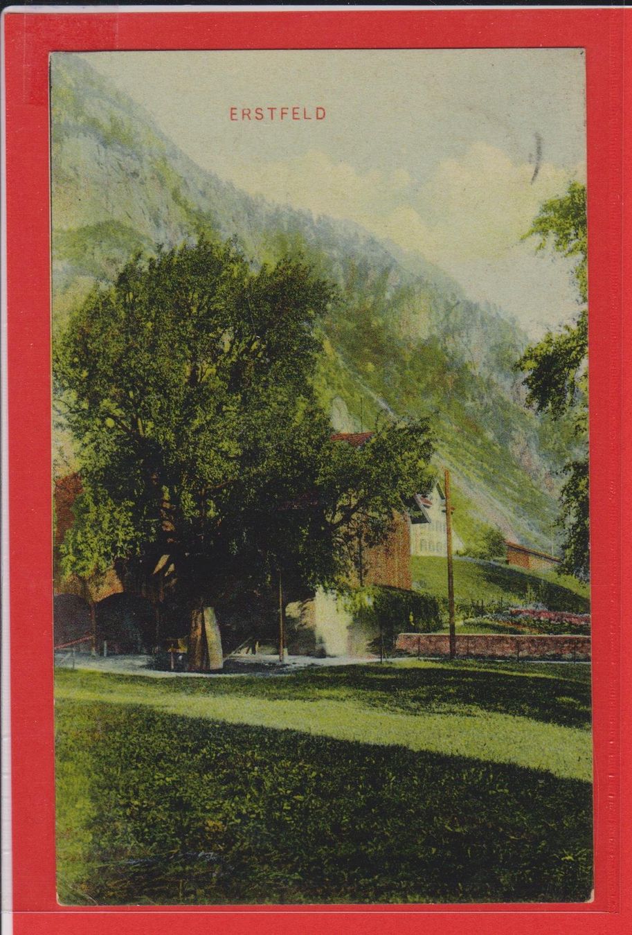 Cartes postales: Erstfeld   UR  -   alte Ansichtskarte, gest. 1914 – D'occasion à Vitznau par Ropaku
