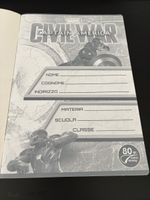 Marvel Captain America Civil War Notizbuch liniert neu