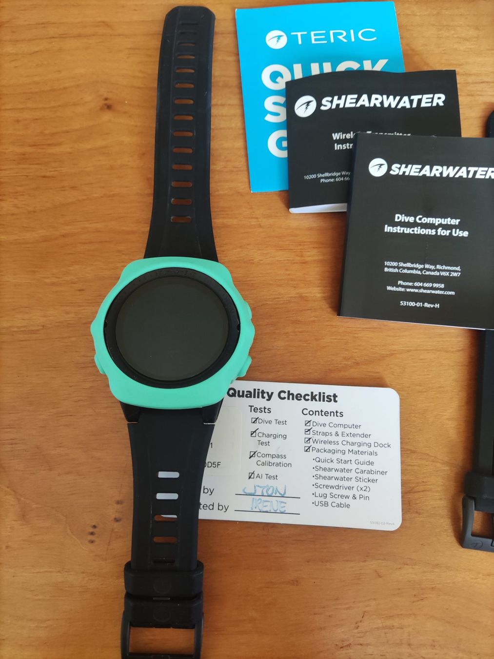 Smartwatch: Shearwater Teric, jg. 22 mit Sender – Gebraucht aus Arboldswil von Ve1774 2