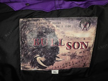 Vintage BULLSON Motorradjacke – 90s Kult – Gr. XL – Top