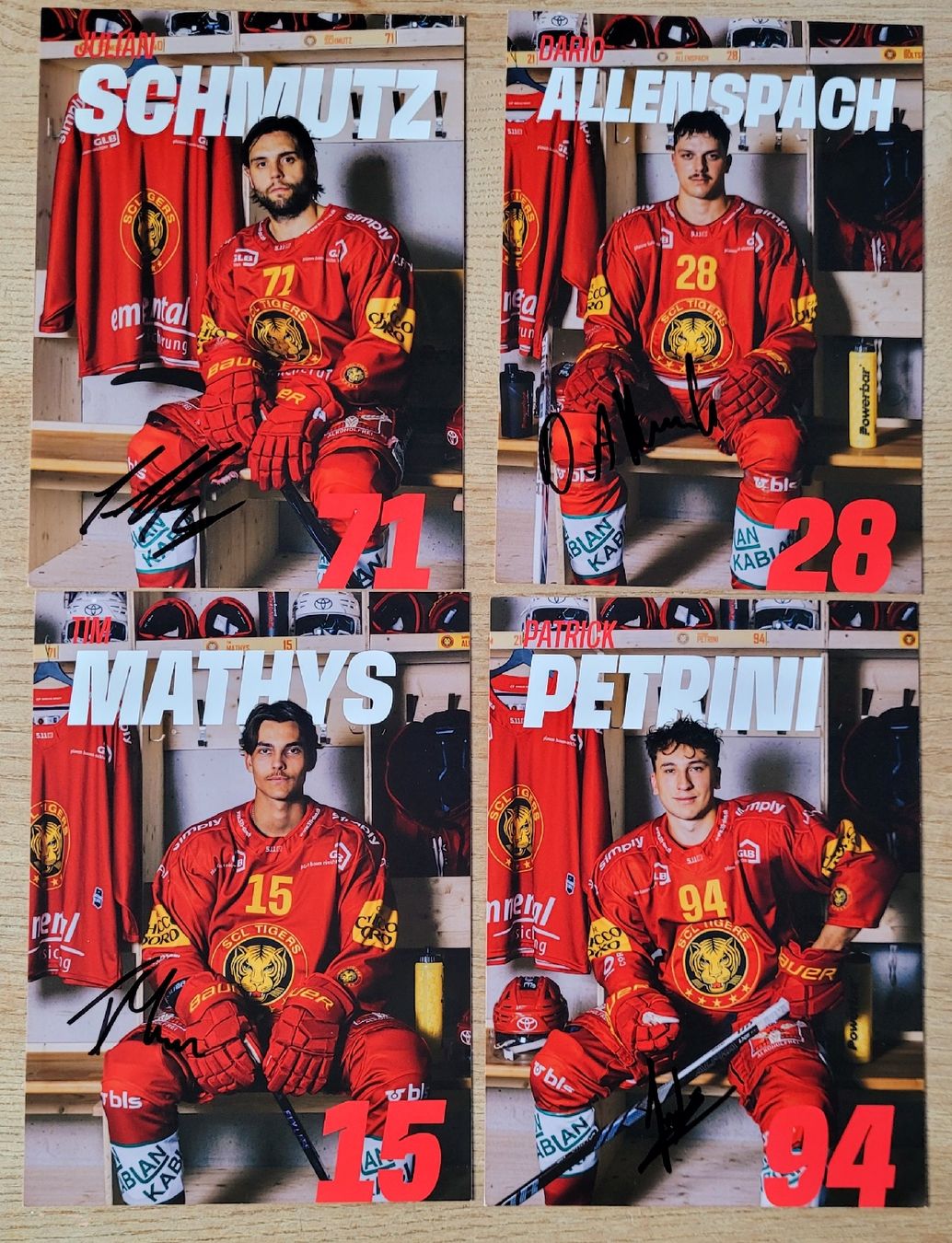 Autografi: SCL Tigers signierte Autogrammkarten  – Usato da Steffisburg venduto da Gismo49 3