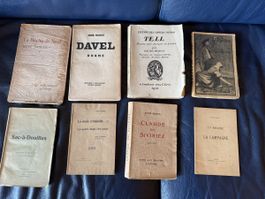 René Morax Lot de huit livres anciens rares