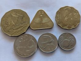 Cook Islands circulating coins,delivery mi September