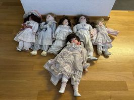 Porzellanpuppen Sammlung, antik