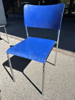 Dietiker Stappelstuhl Atrio blauer Bürostuhl Stuhl