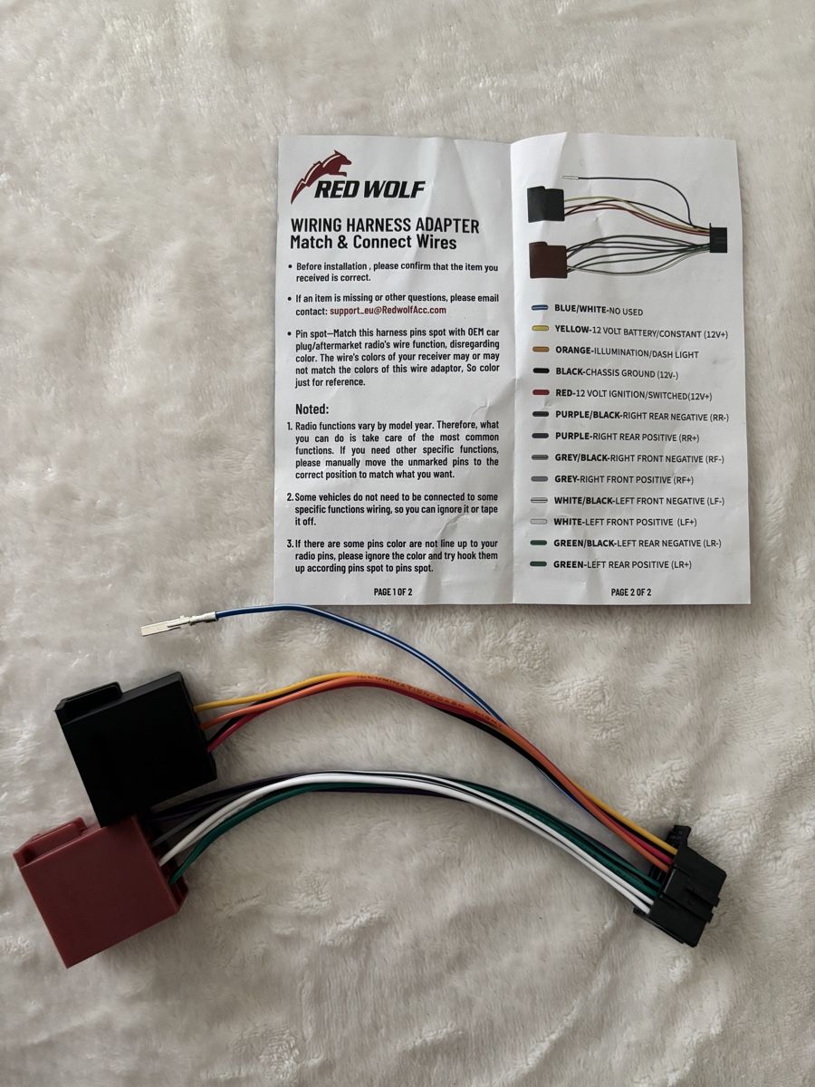Lecteurs & Adaptateurs: RED WOLF Adapter Kabel 16 polig ISO neu – Neuf avec emballage d'origine à Künten par Jutuma