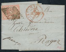 1852 - Rayon III - Abart - Rapperswil SG - Brief