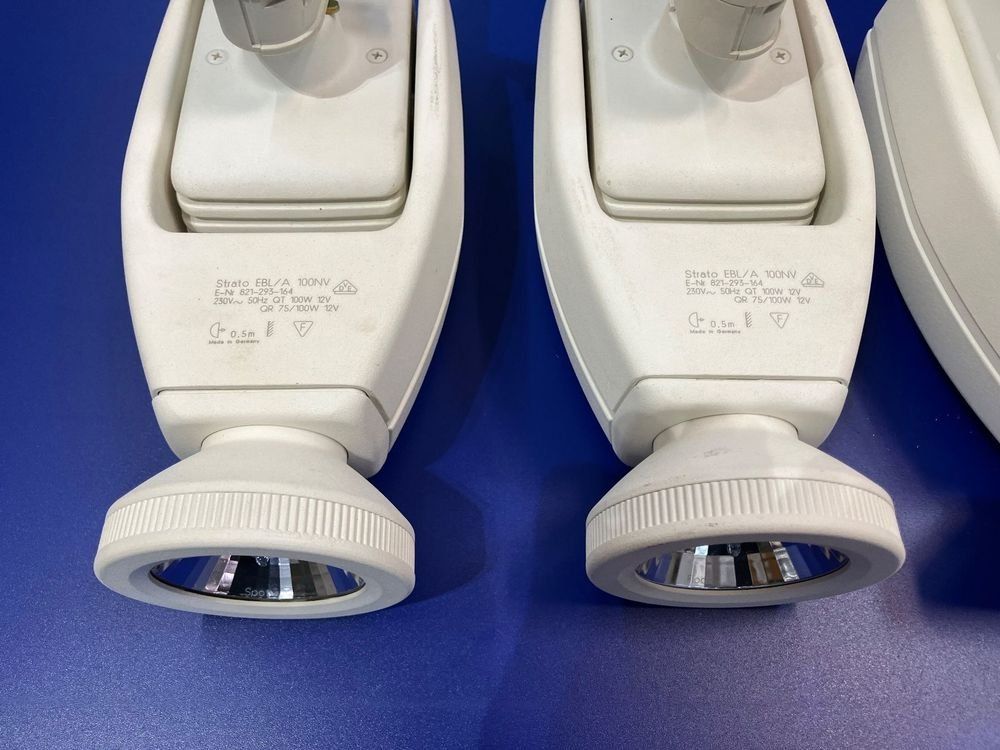 Lampade: 5 Stück AEG Strato-Halogen Strahler mit 3-Ph. Adapter – Usato da Neunkirch venduto da liquidationen_8152 3