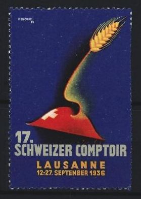 Altre raccolte & rarità: Reklamemarke Lausanne, 17. Schweizer Com – Usato da Berlin venduto da bartko-reher