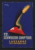 Reklamemarke Lausanne, 17. Schweizer Com