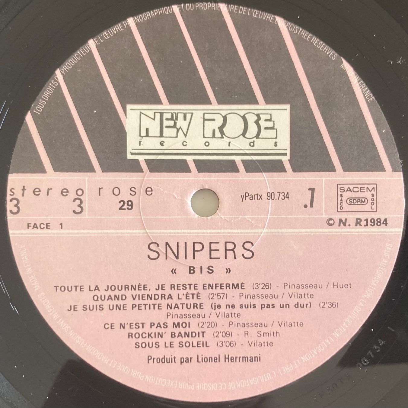 Schallplatten: SNIPERS - BIS – Gebraucht aus Poliez-Pittet von Newtown-Records 2