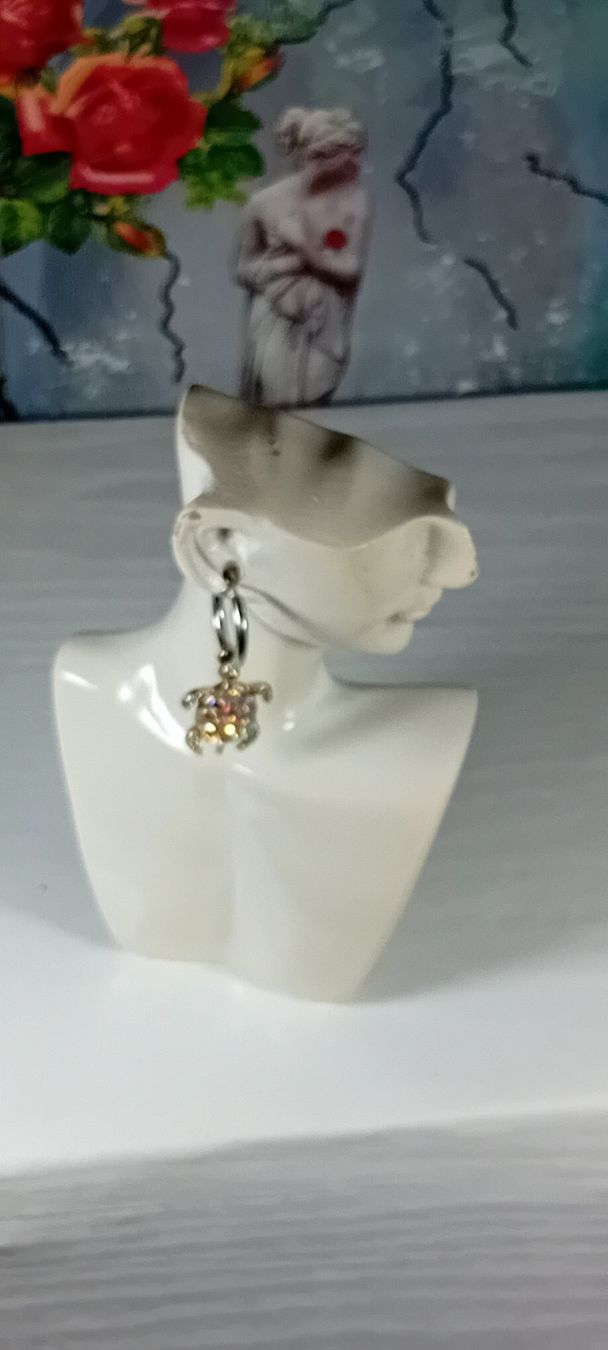 Boucles d'oreille: ohrring ein paar edelsthal mit kristall – Neuf (Voir description) à Basel par bij_5hqd 2