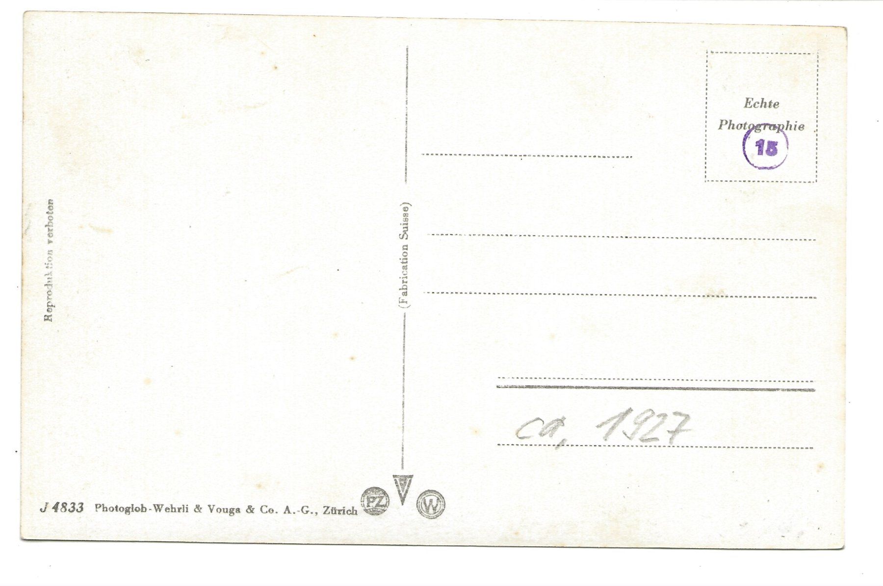 Ansichtskarten: St. Gallen - Neudorf - Krontal - Kirche Wohnhäuser dat. 1927 – Gebraucht aus Engelburg von Cartophil 1