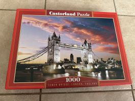Castorland Puzzle, 1000 Teile - Tower Bridge London Top!