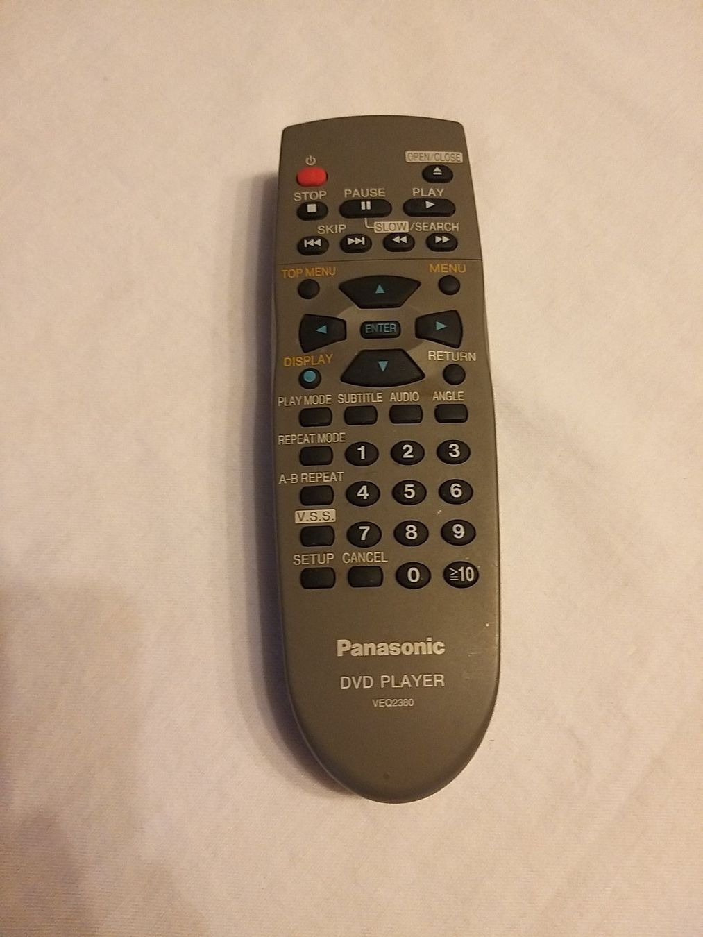 Panasonic Telecomandi: Télécommande Panasonic DVD - VEQ2380 (289) – Usato da la Chaux-de-Fonds venduto da Lampe