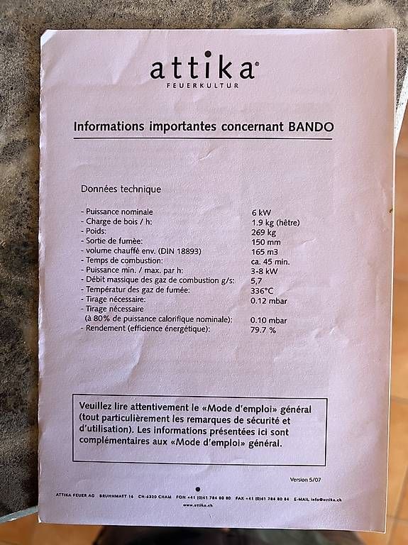 Schwedenöfen: Poêle Attika Bando – Gebraucht aus Epalinges von jpe_2twg 4