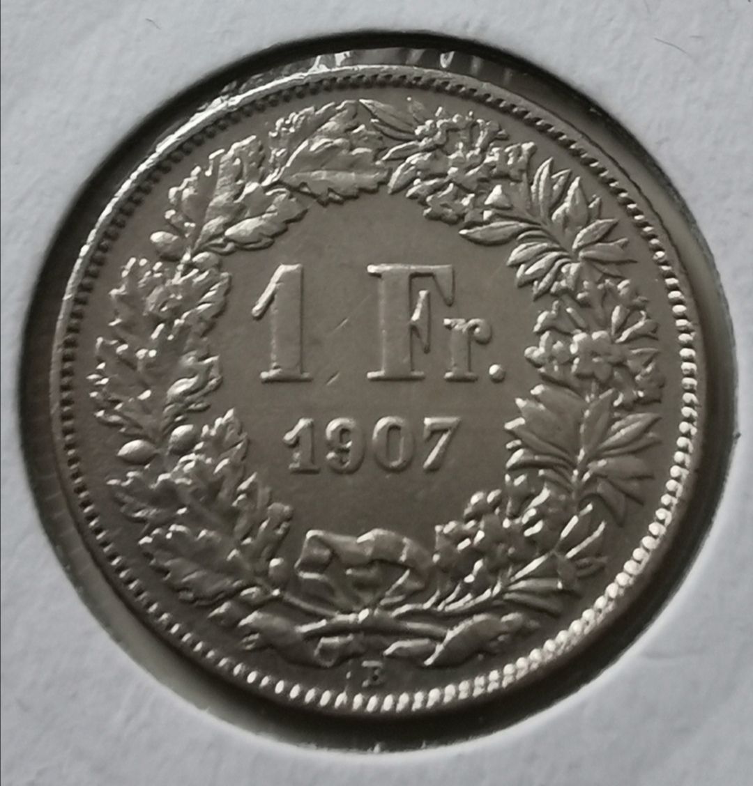 Tutti le monete: 1 Franken 1907 Silber – Usato da Zürich venduto da turbopuz