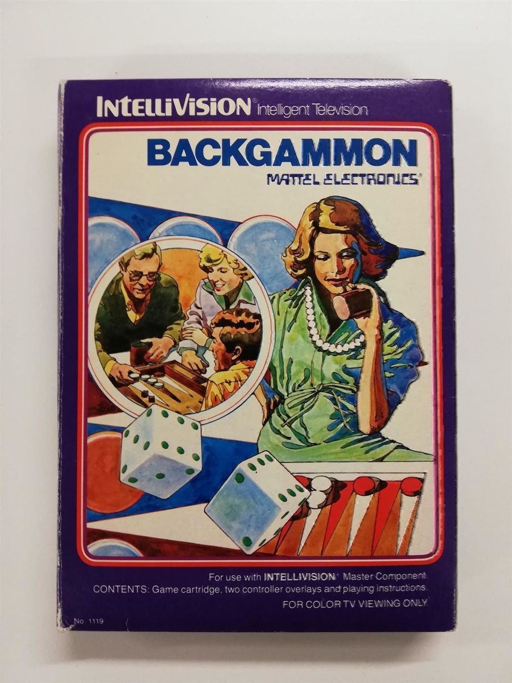 Giochi: Backgammon         / Mattel Intellivision – Usato da St. Gallen venduto da zorro_dc