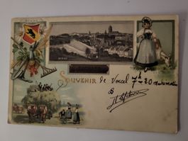 Ansichtskarte Bern Litho gelaufen mit Briefmarke alt R5F