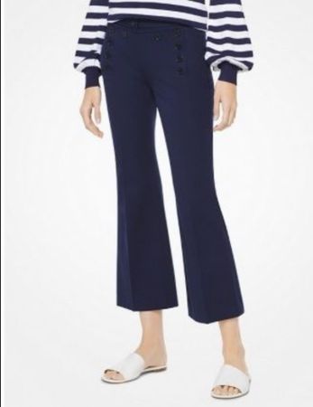 Michael Kors Hose Grösse 2 (Grösse S) Dunkelblau, ungetragen