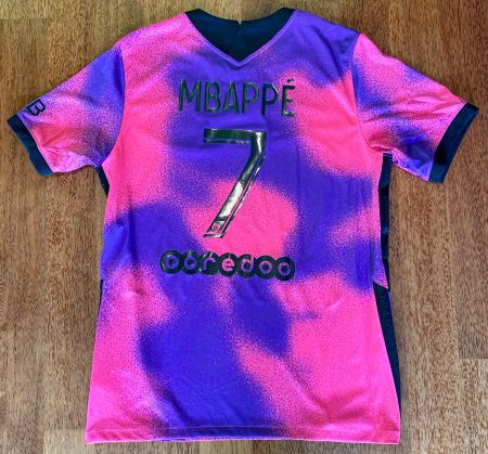 Paris St Germain Fourth Shirt - 2021 - mit Print Mbappé
