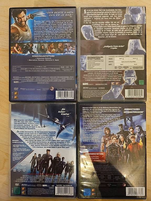 Tous les DVDs: X-Men DVD's – D'occasion à Tägerig par Abendstern75 1