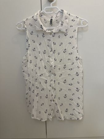 Bluse Ärmellos, Gr. M