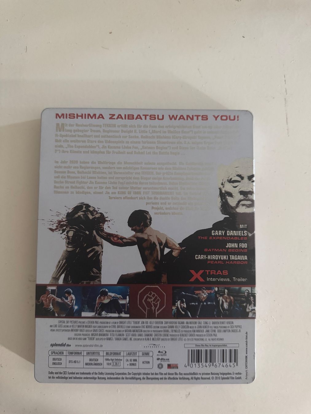 Alle DVDs: TEKKEN/ STEELBOOK. (BLU-RAY) – Gebraucht aus Basel von san_2qlq 1