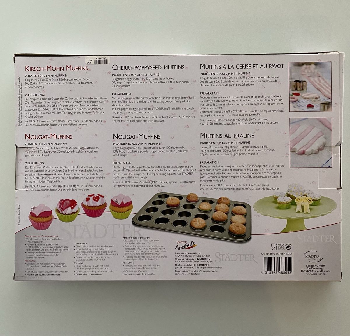 Backformen: Städter Antihaft Backform Mini-Muffin 24er, neu – Neu und originalverpackt aus Eich von ka_st 1