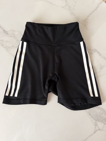 Adidas Sportshorts schwarz weiss Grösse XXS guter Zustand