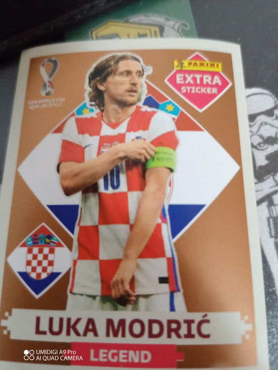 Cartonas de fotbal Panini, Luka Modric, Gradat BGS 8 din colectia Panini Euro 2008 Sticker Rookie RC Nr. 194 Croatia