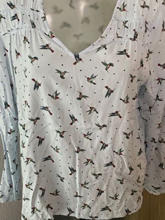 Esprit langarm Blusenshirt Grösse 40