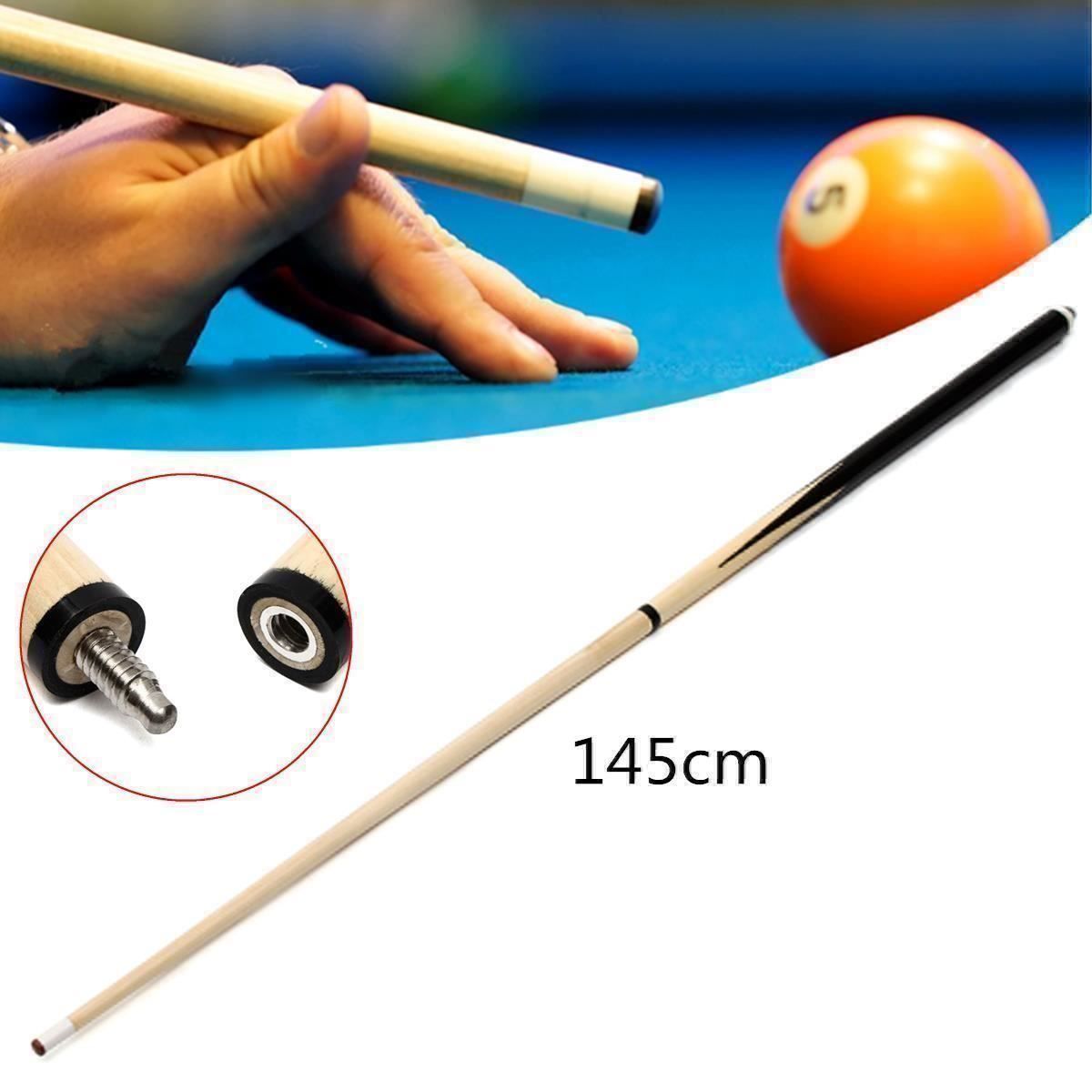 Stecche da biliardo: Billardqueue 1/2 Billard Queue Set 145cm Holz mit Köcher – Nuovo (secondo la descrizione) da Thun venduto da yesky