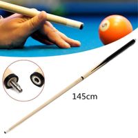Billardqueue 1/2 Billard Queue Set 145cm Holz mit Köcher